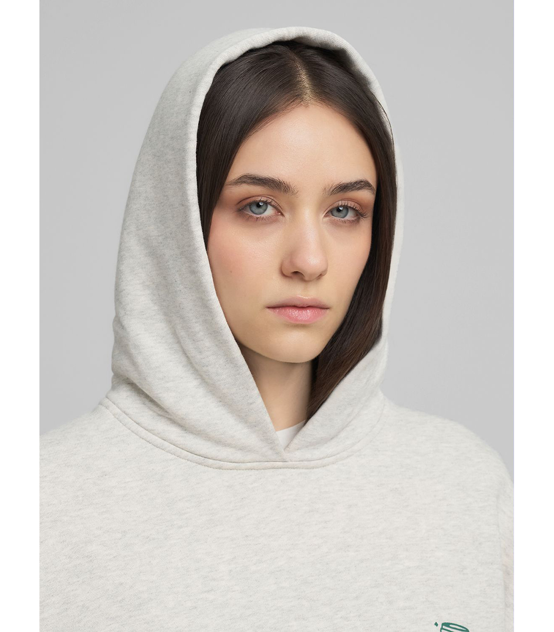 ロングオーバーサイズプリントフーディー（セットアップ） 詳細画像 ライトグレーメランジ 7